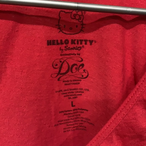 adult size red hello kitty tank top - Picture 3 of 4